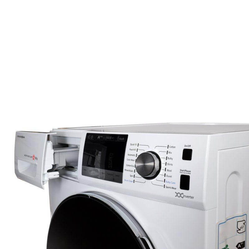 ماشین لباسشویی پاکشوما 9 کیلویی مدل TFB-96406 WT سفید